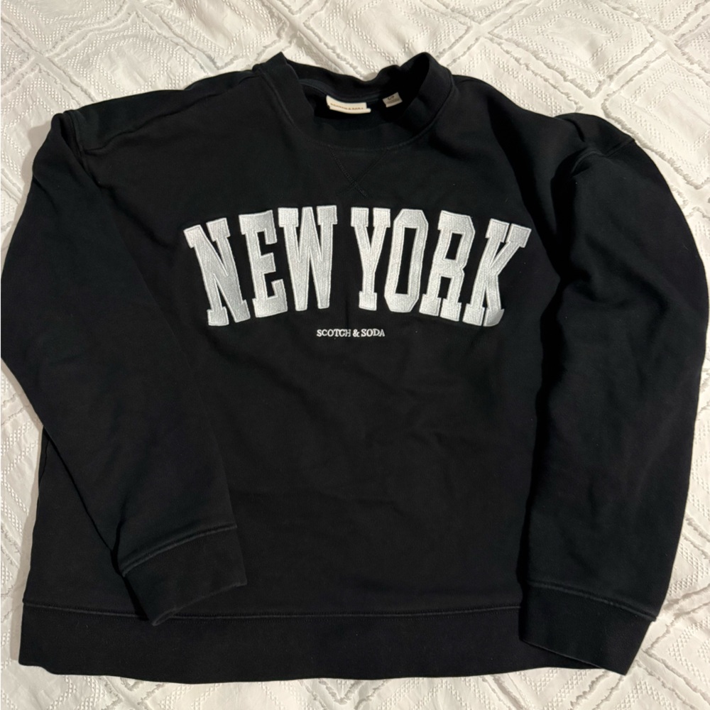 Scotch & Soda Black Sweatshirt